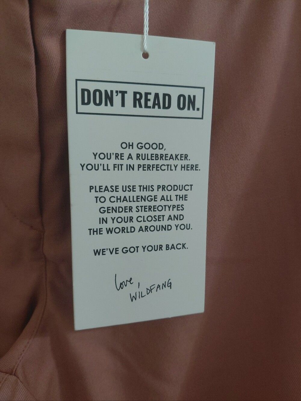 NEW Wildfang The Empower Trouser in Rose Brown Size 2 Casual Dress Pants NWT - Picture 2 of 9